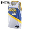 Indiana Pacers Custom Nike 2025-26 City Edition Valkoinen Lasten Pelipaidat Swingman